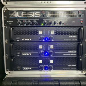 Amplifier Rack 9000W Full range (Subs, Mids, Tops)